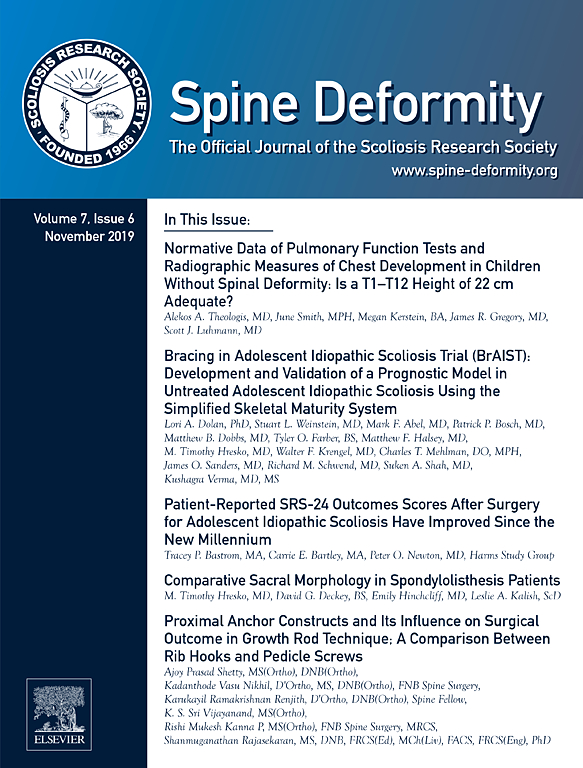Go to journal home page - Spine Deformity
